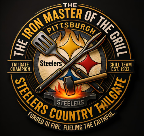 Pittsburgh Steelers Kitchen or BBQ Apron