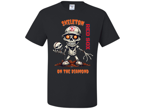 Boston Red Sox Men's Halloween Graphic T-Shirt Black