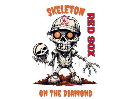 Boston Red Sox Men's Halloween Graphic T-Shirt Black