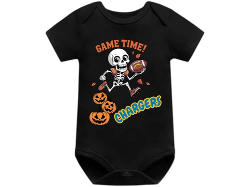 Los Angeles Chargers Skeleton Game Day Suit/Onesie