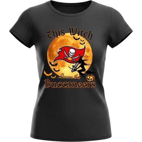 Tampa Bay Buccaneers Women Halloween Witch Graphic T-Shirt
