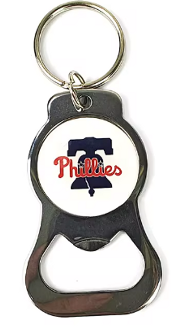 Philadelphia Phillies Bottle Opener Key Chain - Metal Finish