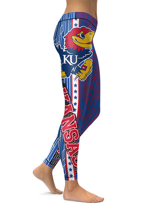Kansas Jay Hawks Women's Leggings