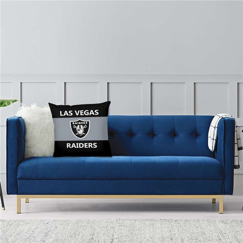 Las Vegas Raiders 2pc 18" x 18" Pillow Case Covers Nation(Printed 1 Side)