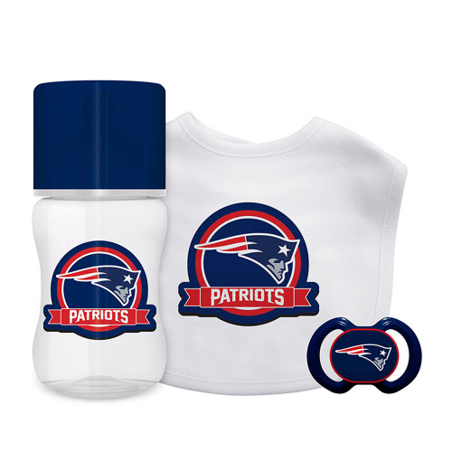 New England Patriots Toddler/Baby 3-Piece Gift Set New England Patriots Toddler/Baby 3-Piece Gift Set