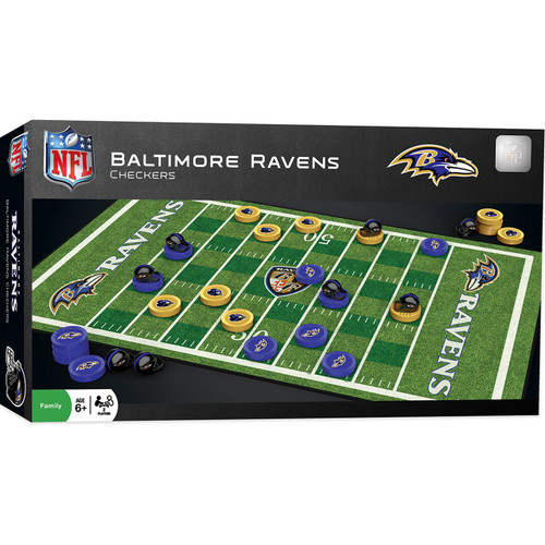 Baltimore Ravens Checkers Board Game Baltimore Ravens Checkers Board Game