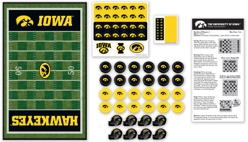Iowa Hawkeyes Checkers Board Game