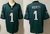 Philadelphia Eagles #1 Jalen Hurts Stitched NFL Jersey