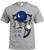 Los Angeles Dodgers Men's T-Shirts Skull