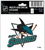 San Jose Sharks Fan Decals 3.75 x 5