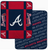 Atlanta Braves Reverse Block Double Sided 60x70 Ultra Cozy Blanket