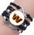 Washington Commanders Love Leather/Suede Bracelet