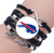Buffalo Bills Love Leather/Suede Bracelet