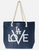 Los Angeles Dodgers Love Tote Bag
