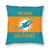 Miami Dolphins 2pc 18" x 18" Pillow Case Covers (Printed 1 Side)