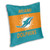 Miami Dolphins 2pc 18" x 18" Pillow Case Covers (Printed 1 Side)