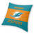 Miami Dolphins 2pc 18" x 18" Pillow Case Covers (Printed 1 Side)