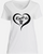Las Vegas Raiders Women's Love V-Neck Tee Short Sleeves