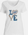 Los Angeles Dodgers Women's Love V-Neck Tee Short Sleeves
