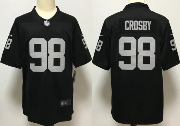 Las Vegas Raiders #98 Maxx Crosby Stitched NFL Jersey