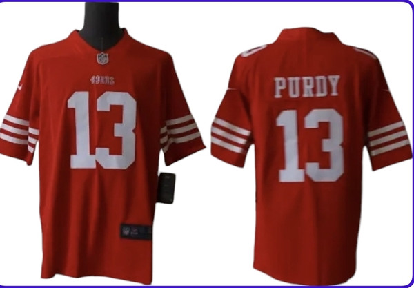 San Francisco 49ers #10 Brock Purdy Stitched NFL Jersey
