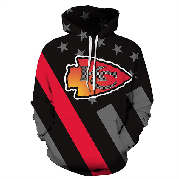 Kansas City Chiefs Stars & Stripes Unisex Hoodie