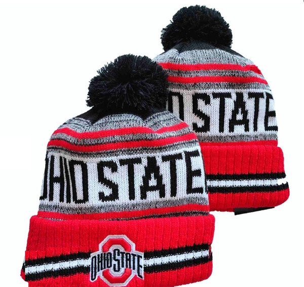 Ohio State Buckeyes Pom Beanie