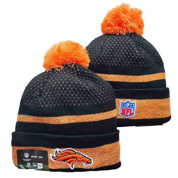 Denver Broncos Pom Beanie
