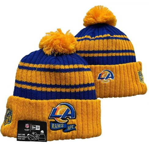Los Angeles Rams Pom Beanie