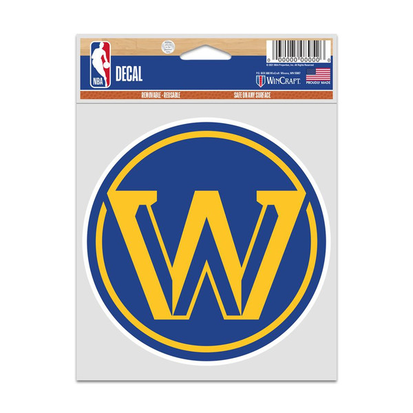 Golden State Warriors Fan Decals 3.75" x 5"