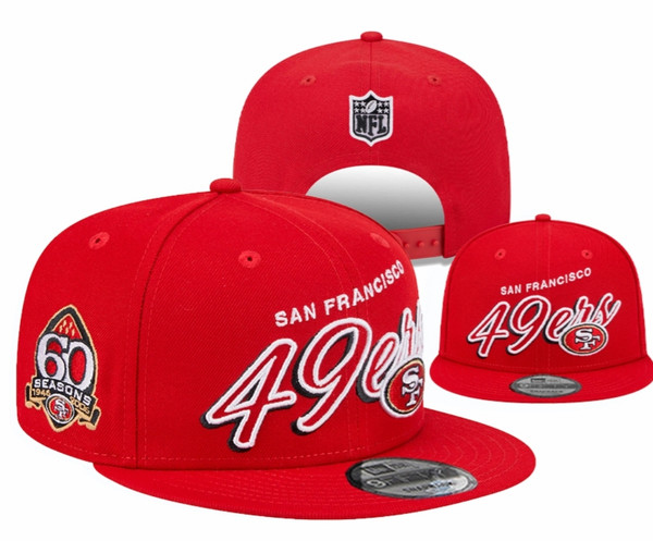 San Francisco 49ers Snapback Ball Cap Style 2