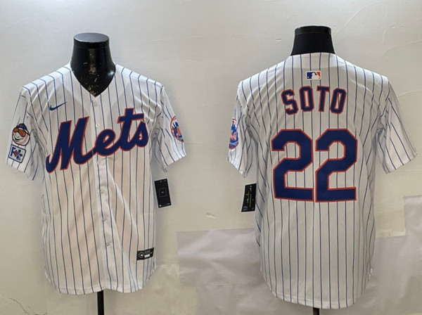 New York Mets #22 Juan Soto Home Jersey