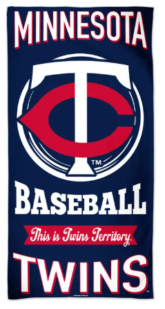 Minnesota Twins Fiber Beach Towel 30" x 60"