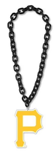 Pittsburgh Pirates Jumbo Big Fan Chain Necklace Foam Emblem