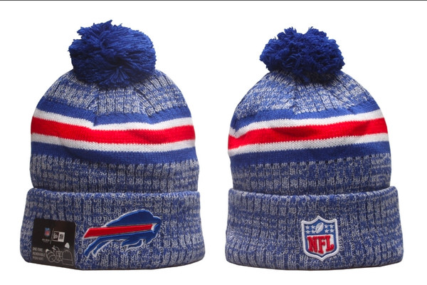 Buffalo Bills Pom Knit Beanie #4