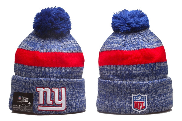 New York Giants Pom Knit Beanie #3