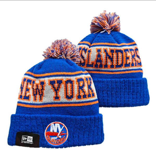 New York Islanders Pom Knit Beanie #2