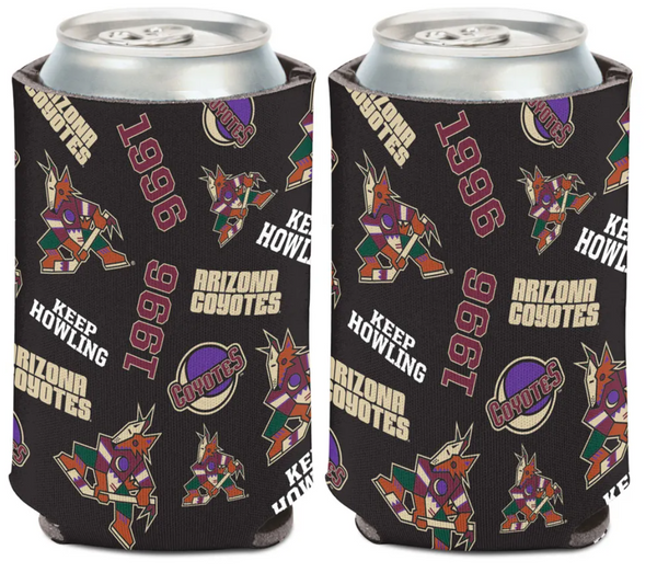 Arizona Coyotes Scattered Can Cooler 12 oz.