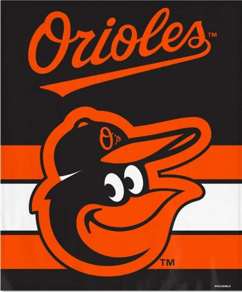 Baltimore Orioles Blanket - Ultra Soft 50" x 60"