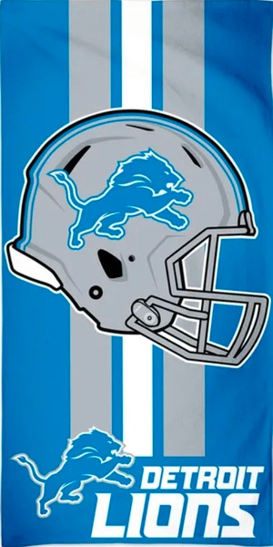 Detroit Lions Fiber Beach Towel 30" x 60"