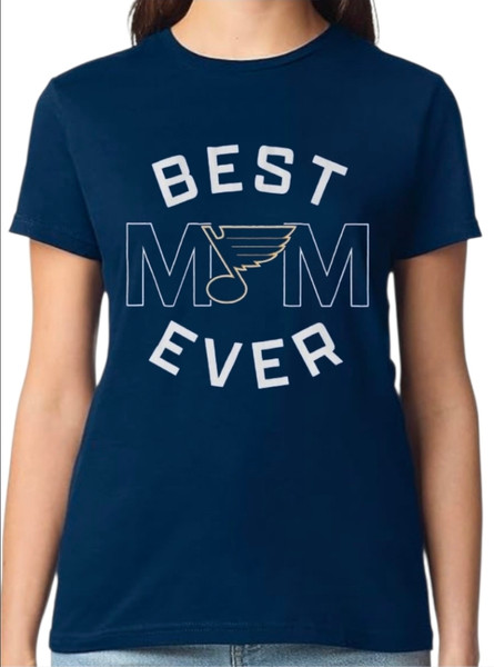 St Louis Blues "Best Mom Ever" Women's T-Shirt