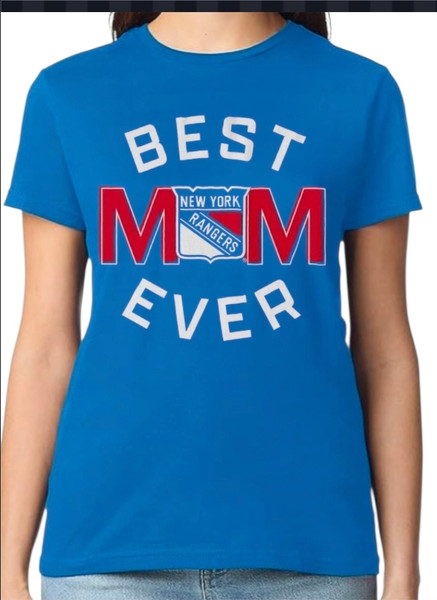 New York Rangers "Best Mom Ever" Women's T-Shirt