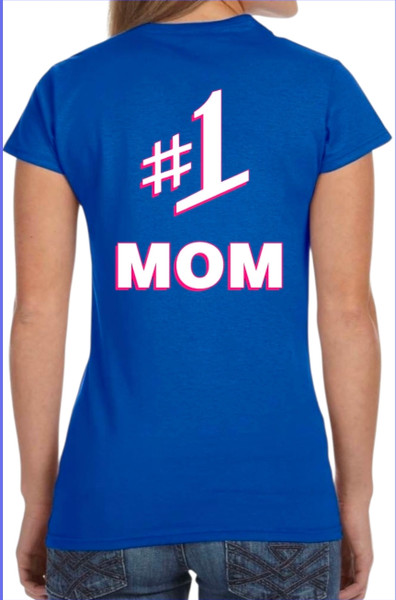 Toronto Blue Jays "#1 Mom Love" Women's T-Shirt