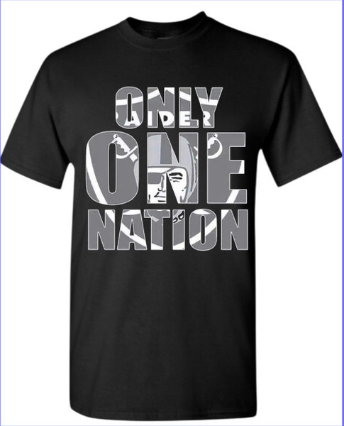 Las Vegas Raiders "Only One Nation" Men's T-Shirt