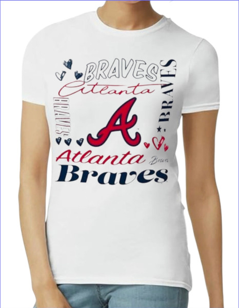 Atlanta Braves Women's All Over Print T-Shirt
