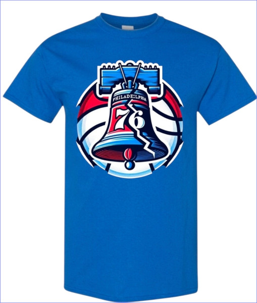 Philadelphia 76ers Men's T-Shirt Liberty Bell