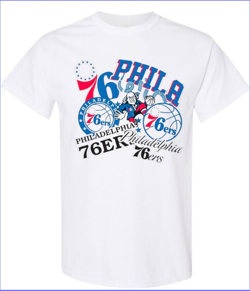 Philadelphia 76ers Men's T-Shirt All Over Print