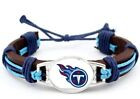Tennessee Titans Jaguars Leather Twist Unisex Bracelet