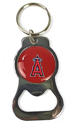 Los Angeles Angels Bottle Opener Key Chain - Metal Finish