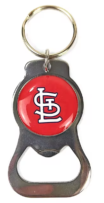 St. Louis Cardinals Bottle Opener Key Chain - Metal Finish